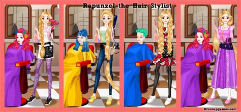 Rapunzel Hair Stylist Dress Up Game By Dressupgamescom On Deviantart