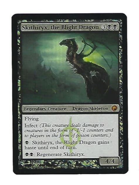 Skithiryx The Blight Dragon Scars Of Mirrodin Magic The Gathering Foil