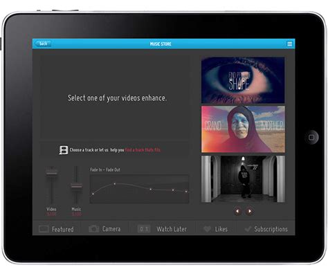 Vimeo Ipad App Ui Concept On Behance
