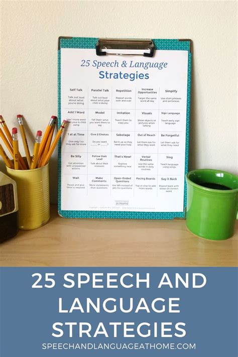 25 Speech And Language Strategies To Develop A Childs Communication