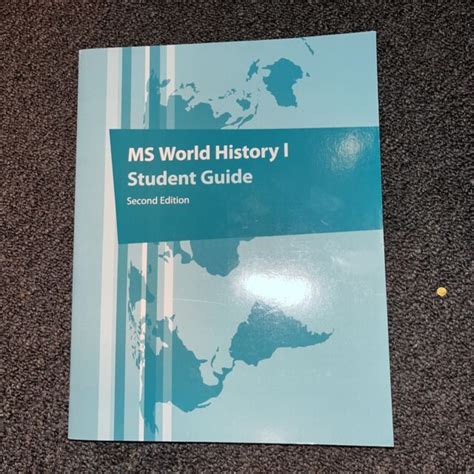 Ms World History 1 Student Guide Second Edition Paperback 2016 By Staff