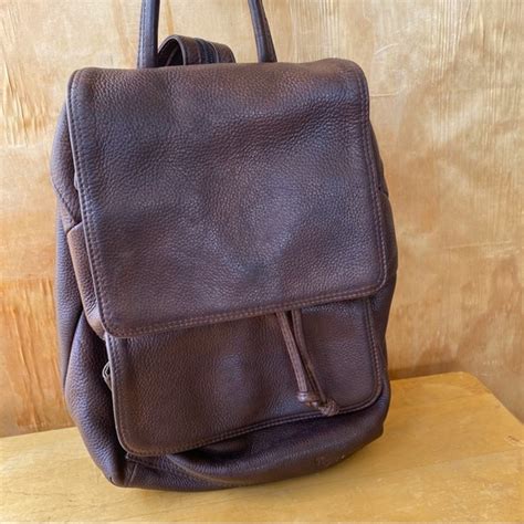 Tignanello Bags Tignanello Brown Leather Mini Backpack Poshmark