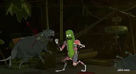 Rick And Morty Showdown Tiny Rick Vs Pickle Rick Nerdist