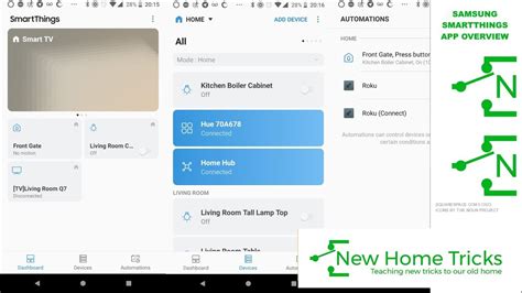 Open the app drawer, locate the app, and launch it. Samsung Smartthings App Overview - YouTube