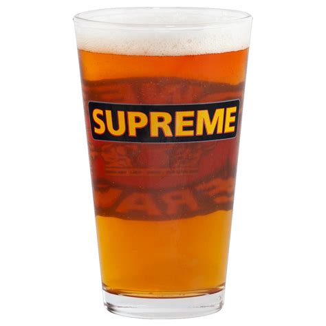 Powell Peralta Supreme Pint Glass Calstreets Boarderlabs