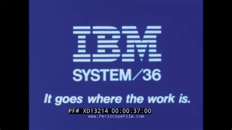 1983 Ibm System36 Business Computer Promotional Film Ibm Pc Xd13214