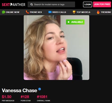 Vanessa Chase Is Now On SextPanther IAmVanessaChase
