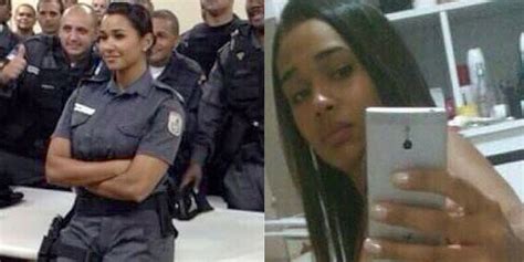 SEXY BRAZILIAN COP ARRESTS GANG LEADER GANG RESPONDS BY LEAKING JULIA