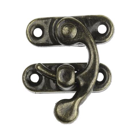 Metal Hook Box Latches Clasp For Box Lock Purse Lock Antique Bronze 4