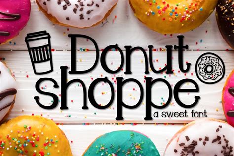 Donut Shoppe A Sweet Font 28709 Dingbats Font Bundles