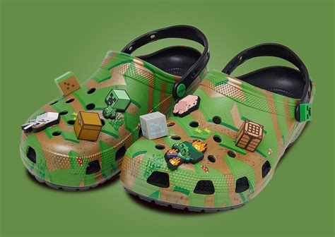 Minecraft And Crocs Bring Mobs And Grass Blocks To Life On The Classic