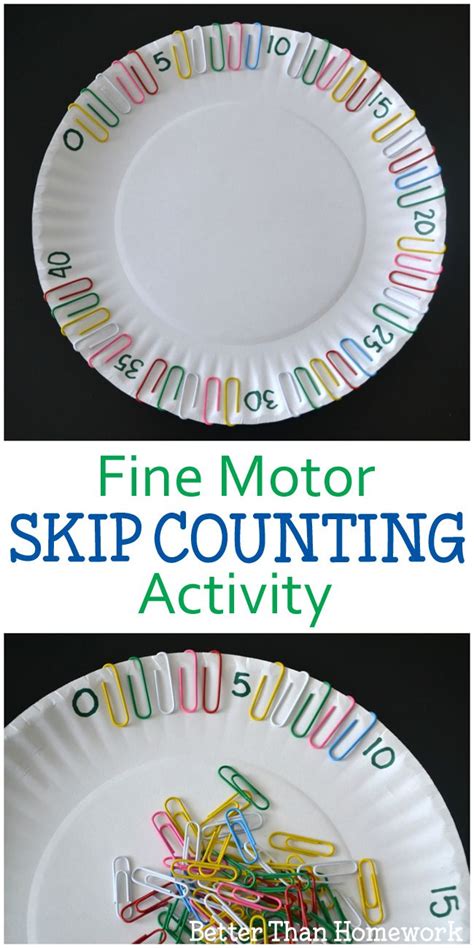 Fine Motor Skip Counting Activity Skip Counting Activities Fine