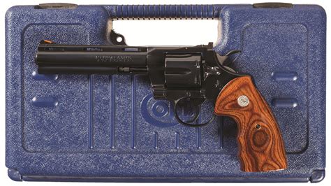 Colt Python Elite Double Action Revolver With Case Rock Island Auction