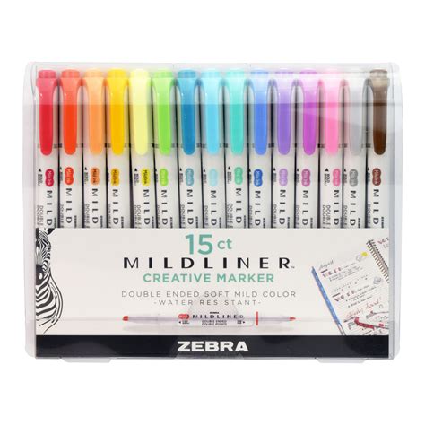 Buy Mildliner Assorted 15 Pack