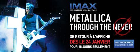 Oval Représentation | Metallica en supplémentaire au IMAX des Galeries ...