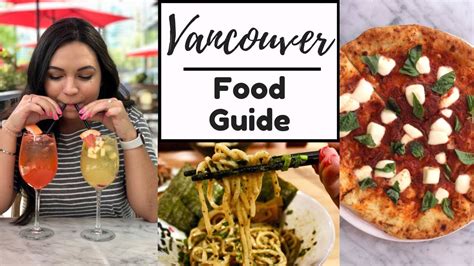 Where To Eat In Vancouver Food Tour Vlog Sb Youtube