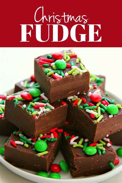 This Christmas Fudge Is Easy Made With 3 Ingredients And Never Fails