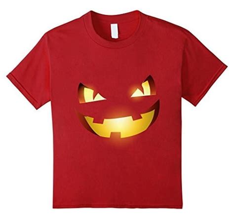 Halloween Scary Pumpkin Face Halloween Costume T Shirt Scary Pumpkin