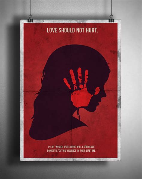 Advocacy Poster Domestic Violence On Behance