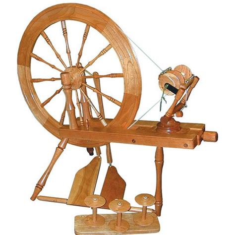 Lendrum Saxony Double Drive Spinning Wheel The Woolery