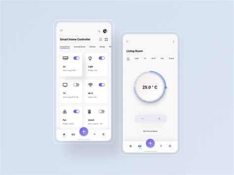 Smart Home Control Mobile App Uplabs