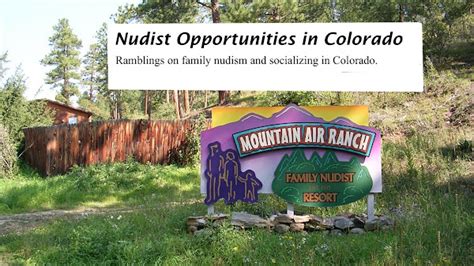 Nudist Opportunities In Colorado Get Nude And Save The Planet