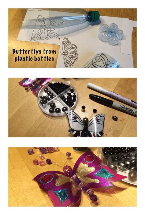 Diy Butterflys Made From Plastic Bottles Diy Butterly Plastic