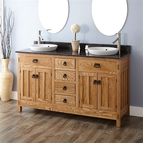 A wide variety of bathroom sink vanity options are available to you, such as special application, stone type, and type. 60" Mission Hardwood Vanity for Semi-Recessed Sink ...