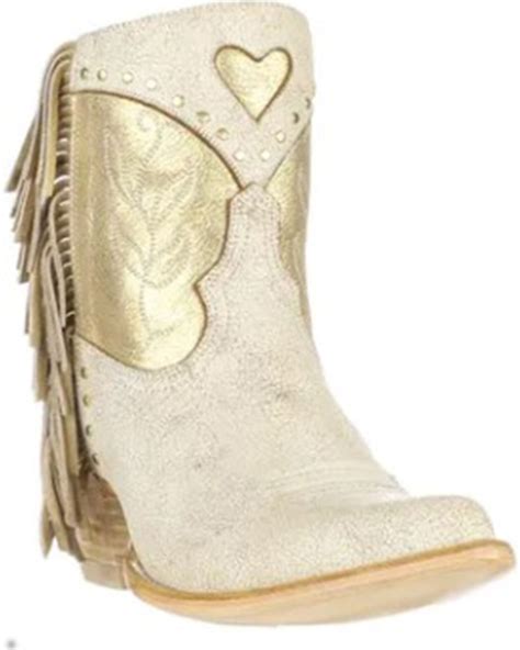 Yippie Ki Yay By Old Gringo Womens Leylani Bone Gold Western Fashion Booties Snip Toe Boot Barn