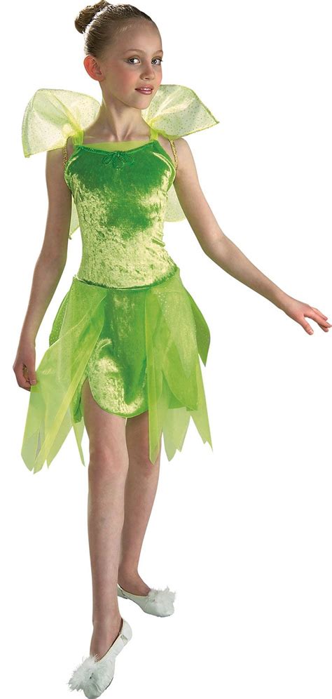 click for a larger image halloween fancy dress pixie costume girls tinkerbell costume
