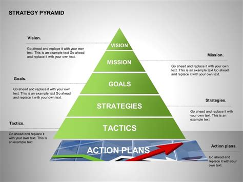 Strategy Pyramid Diagrams