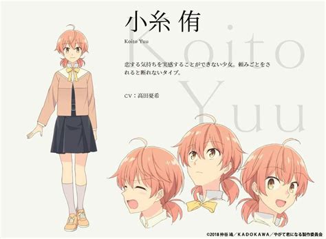 YAGATE KIMI NI NARU Character Designs Yuri Manga Anime Amino