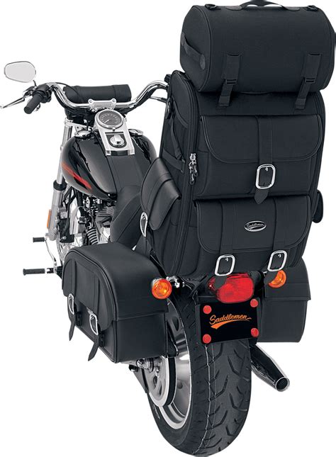 Saddlemen S3500s Deluxe Motorcycle Sissy Bar Bag Luggage Harley