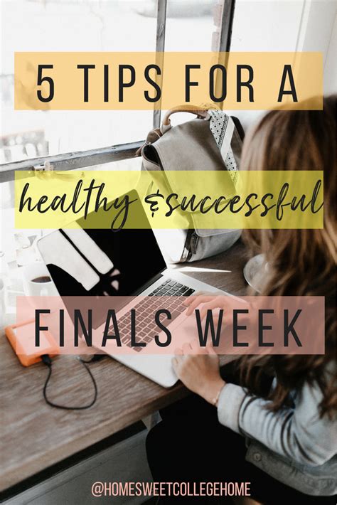 5 Tips To A Healthy And Successful Finals Week Student Stress Finals