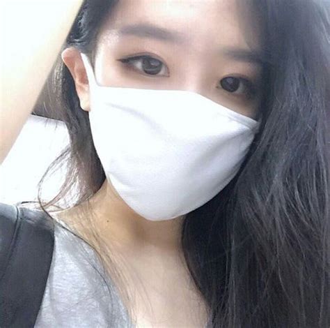 Pin By Aera On ♡ 얼짱 ♡ Mask Girl Cute Korean Girl Ulzzang