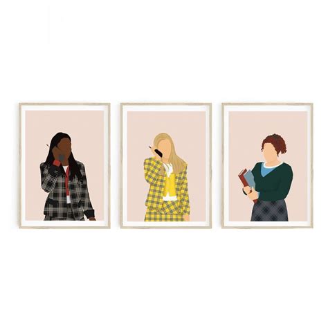 Clueless Posters Clueless Movie Poster Clueless Art Print Etsy
