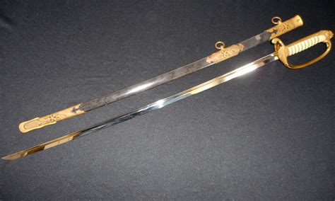Antique Ww2 Japanese Naval Officers Dress Sword Old Collectionsamurai