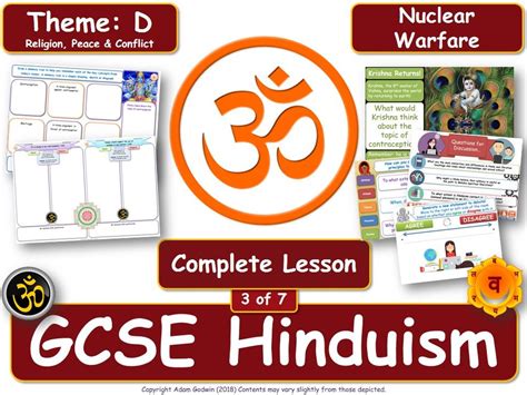 Nuclear Weapons Hindu Views Gcse Rs Hinduism Religion Peace And Conflict Theme D L37