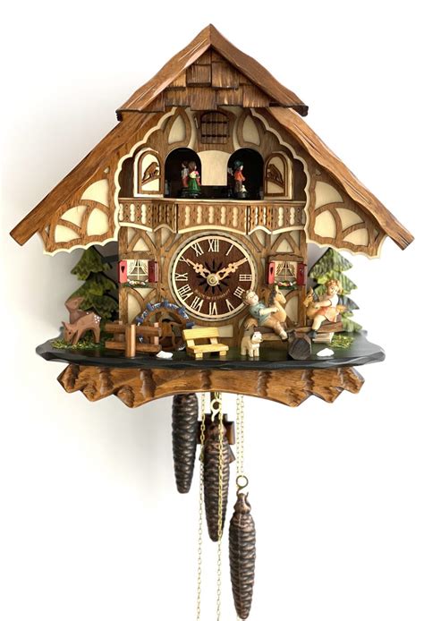1 Day Mechanical Musical Sew Saw Cuckoo Clock Cougar Watches And Clocks