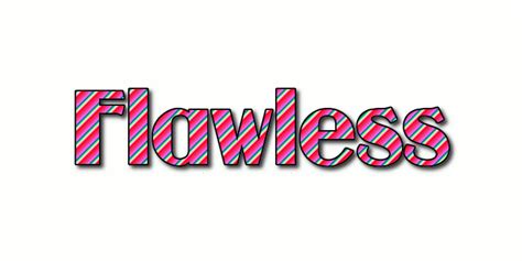 Flawless Лого Бесплатный инструмент для дизайна имени от Flaming Text