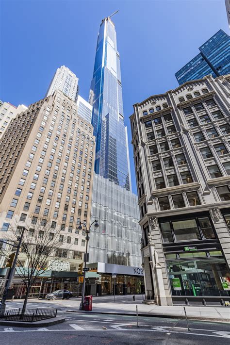 From french, or from latin centralis, from centrum (see center). Central Park Tower's Glass Curtain Wall Approaches its 1,550-Foot Parapet, in Midtown - New York ...