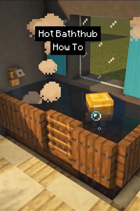 Minecraft house designs best 25 minecraft houses ideas on minecraft cottage ideas. Minecraft Bathroom - Bathtub Building Idea Video in 2021 ...