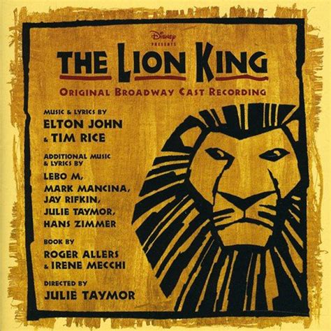 The Lion King Cd Album Free Shipping Over £20 Hmv Store