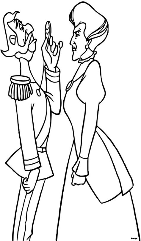 cinderella lady tremaine anastasia drizella and lucifer coloring pages 29