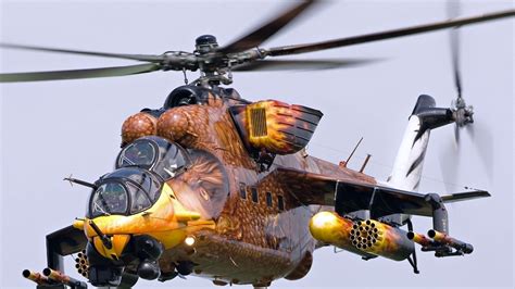 Wallpaper Mi 24 Russian Army Fighter Helicopter Russian Air Force