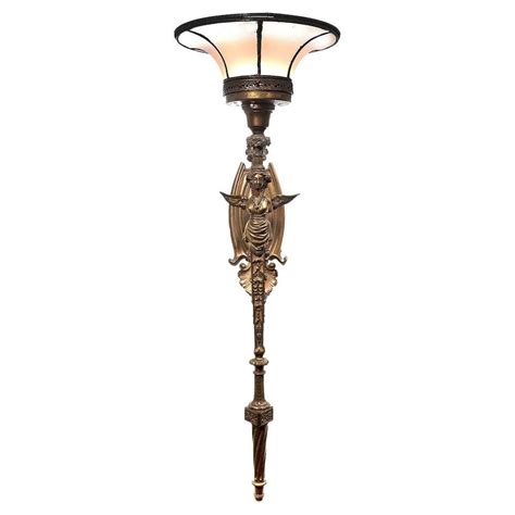 French Bronze And Brass Hands Holding Torches Sconces For Sale At 1stdibs