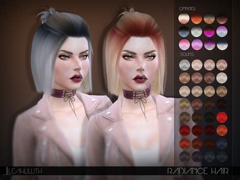 The Sims Resource Leahlillith Radiance Hair