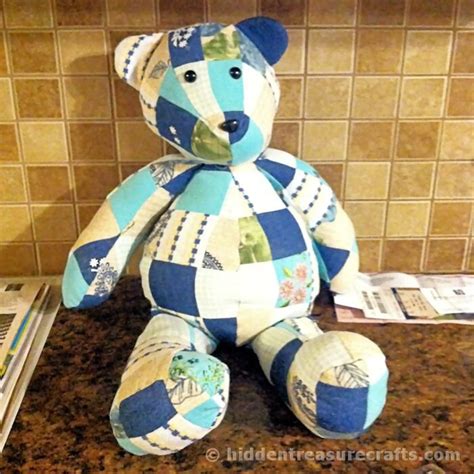 How To Make A Memory Bear Hidden Treasure Crafts And Quilting