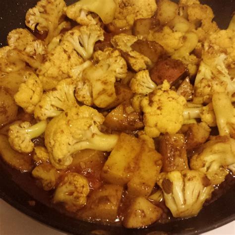 Gobi Aloo Indian Style Cauliflower With Potatoes Recipe Allrecipes
