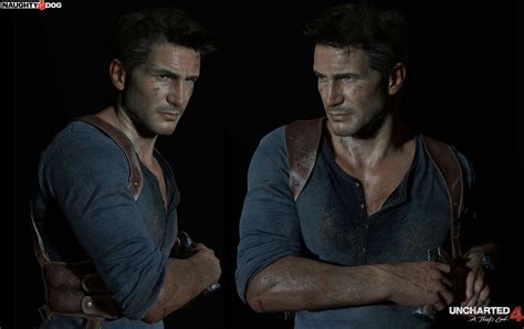 Uncharted 4 Nathan Drake Character Model Gets Gorgeous Hi Res Renders